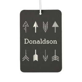 Schwarze und graue Pfeile Autolufterfrischer