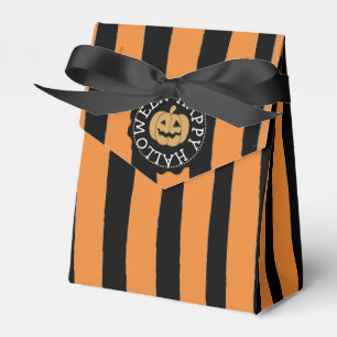 Schwarze und orange Gastgeschenk-Taschen Geschenkschachtel