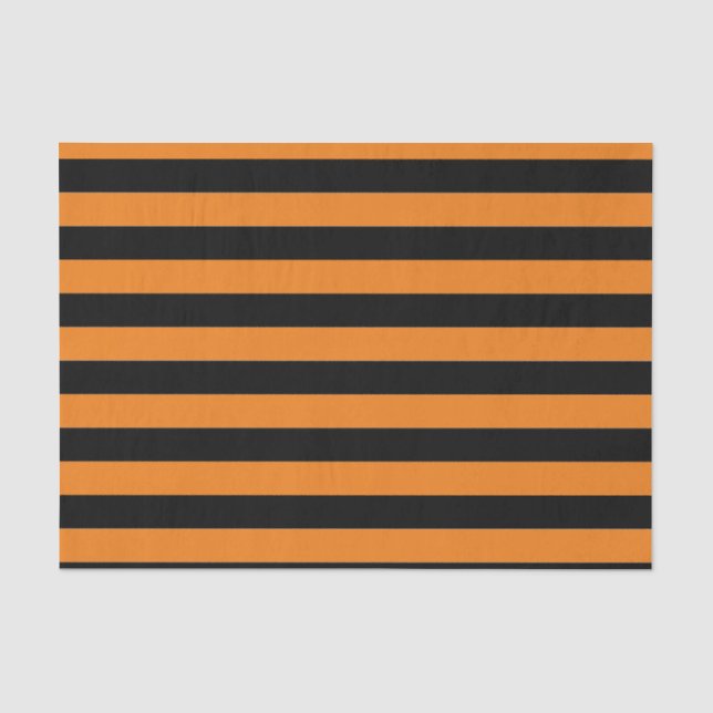 SCHWARZE UND ORANGE ZEICHENBREITE ZEILE SEIDENPAPIER (Vorderseite)