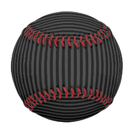 Schwarze und rauchige schwarze schmale vertikale S Baseball