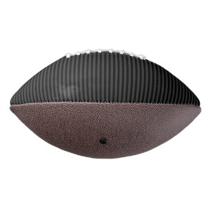 Schwarze und rauchige schwarze schmale vertikale S Football