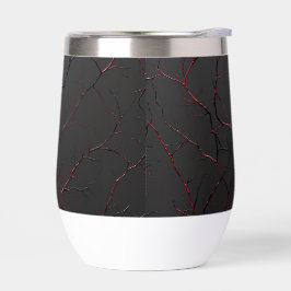 Schwarze und rote Adern