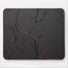 Schwarze und rote Venen Mousepad