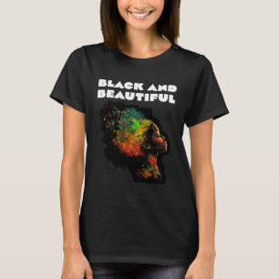 Schwarze und schöne Frauen Lehrerin Schwarze Gesch T-Shirt