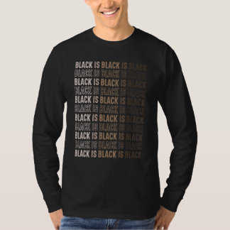 Schwarze und stolze schwarze Geschichte Monat Afro T-Shirt