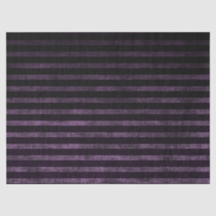 Schwarze und violette Grunge-Ombre-Streifen Seidenpapier