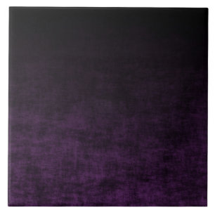 Schwarze und violette Grunge-Ombre-Textur Fliese