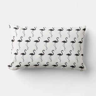 Schwarze und weiße Flamingos - Outdoor Kissen Für Draußen