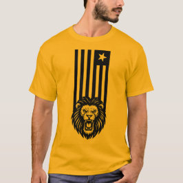 SCHWARZE UND WEISSE FREIHEIT T-Shirt