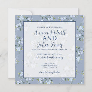Schwarze und weiße moderne Hochzeitseinladung Einladung