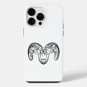 Schwarze und weiße Stammziege / Schafe iPhone 14 Pro Max Hülle