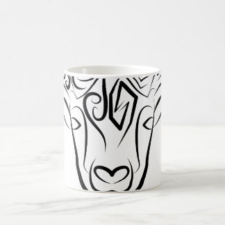 Schwarze und weiße Stammziege / Schafe Kaffeetasse