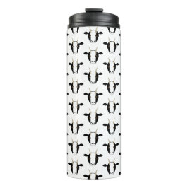 Schwarze und weiße Ziegen auf Tumbler Thermosbecher