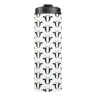 Schwarze und weiße Ziegen auf Tumbler Thermosbecher