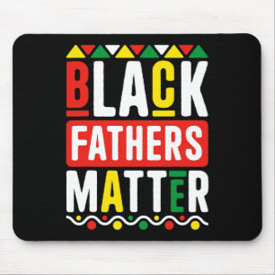 Schwarze Väter Problem für Männer Vater Geschichte Mousepad