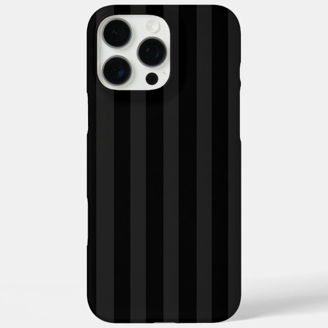 Schwarze Velvet iPhone 16 Pro Max Hülle (Rückseite)