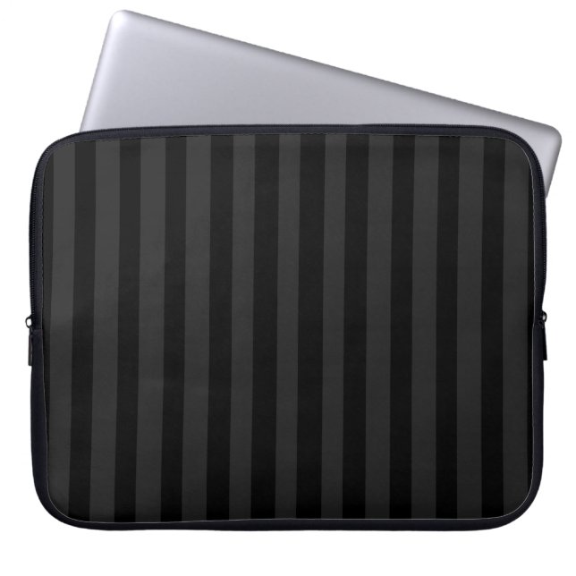 Schwarze Velvet Laptopschutzhülle (Vorderseite)