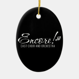Schwarze Verzierung des Zugaben-Logo-2011 Keramikornament