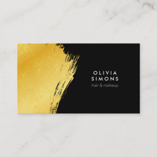 Schwarze Visitenkarte