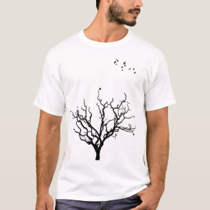 Schwarze Vögel T-Shirt