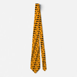 Schwarze Wähler in Orange Krawatte