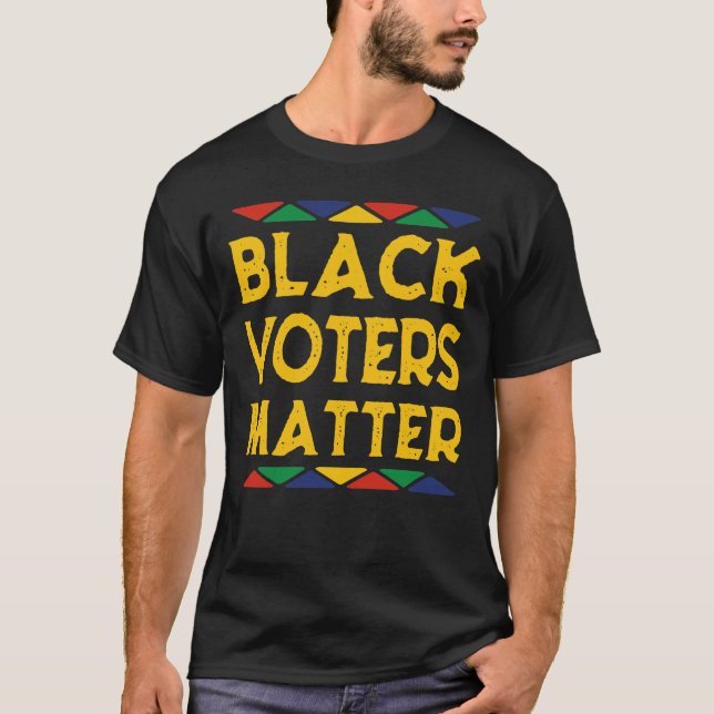 Schwarze Wähler sind ein Geschenk T-Shirt (Vorderseite)