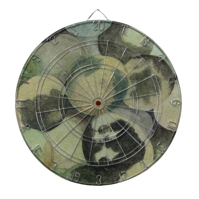 Schwarze Walnüsse Dartscheibe (vorne)