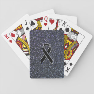 Schwarze Wandverkleidung Spielkarten