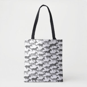 Schwarze Wasserfarben Tasche