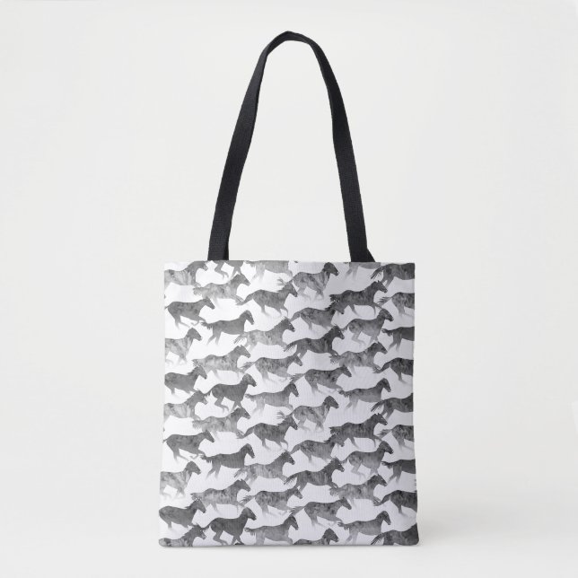 Schwarze Wasserfarben Tasche (Vorderseite)