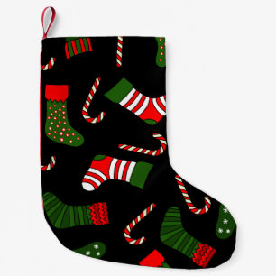 Schwarze Weihnachten-Strümpfe Kleiner Weihnachtsstrumpf