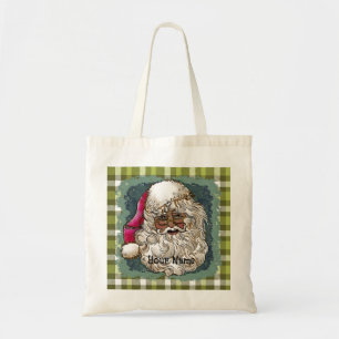 Schwarze Weihnachtssterntaschen Tragetasche