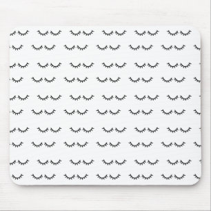 Schwarze Wimpern Mousepad
