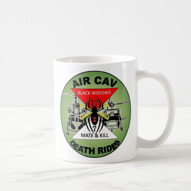 "Schwarze Witwe 07" Kaffee Kaffeetasse (Rechts)