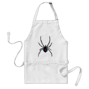 Schwarze Witwe SpiderApron Schürze