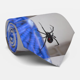 Schwarze Witwe-Spinne Krawatte