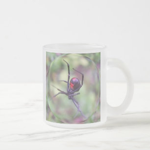 Schwarze Witwen-Tasse Mattglastasse