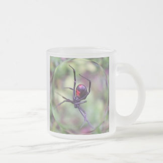 Schwarze Witwen-Tasse Mattglastasse