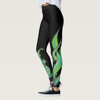 Schwarze Wreckleaf Leggings