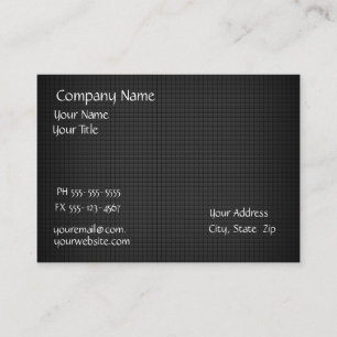 Schwarze Würfel-Visitenkarten Visitenkarte