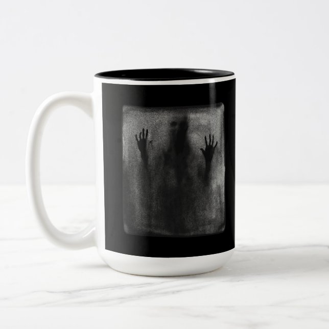 Schwarze Zweifarbige Tasse (Links)