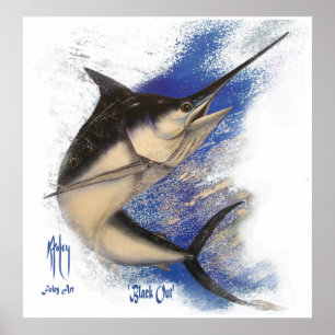 Schwärzen Sie heraus Poster