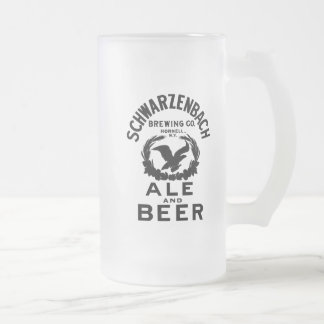 Schwarzenbach Brewing Co. Mug en verre dépoli