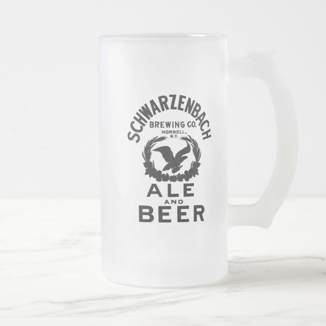 Schwarzenbach Brewing Co. Mug en verre dépoli (Droit)