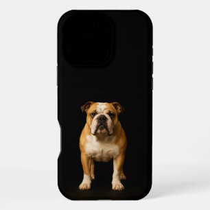Schwarzer 4 Luxe iPhone 16 Pro Max Stamina Bulldog Hülle
