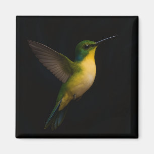 Schwarzer 4 Luxe Magnet mit fliegendem Vogel