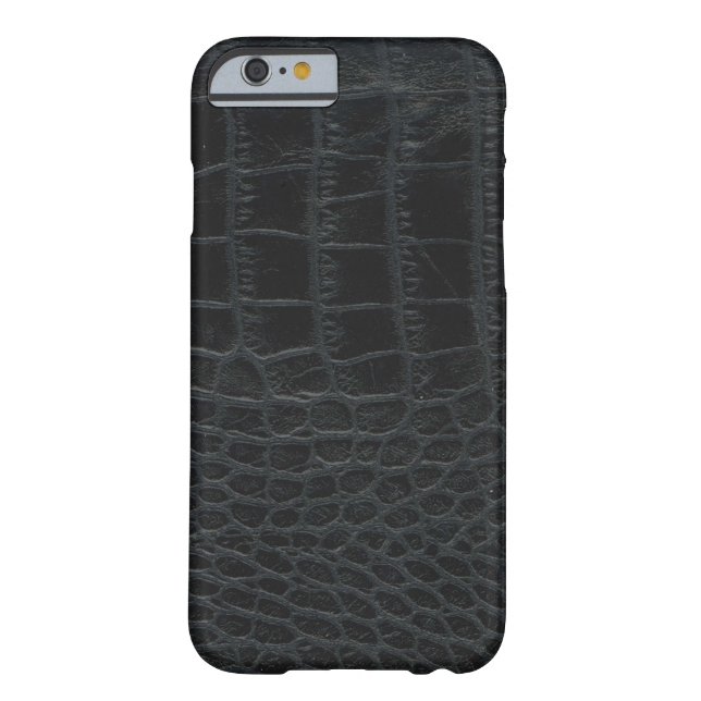 Schwarzer Alligatorhaut iPhone 6 Kasten Case-Mate iPhone Hülle (Rückseite)