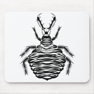 Schwarzer Ameisenlöwe Mousepad