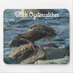 Schwarzer Austernfang Mousepad