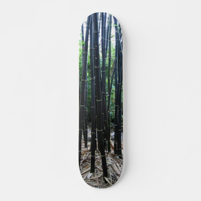 schwarzer Bambus - besonders angefertigt Skateboard (Vorne)